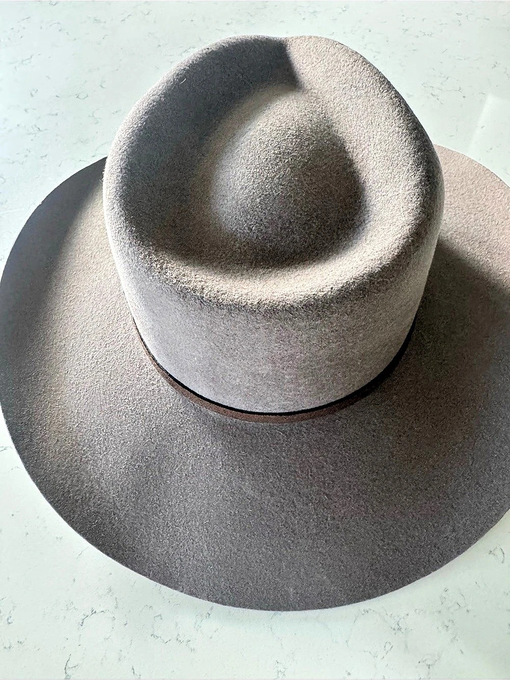 Stetson Drifter 4X Buffalo Felt Cowboy Hat Felt Hat Brown Size 7 5/8 NEW - Picture 3 of 7